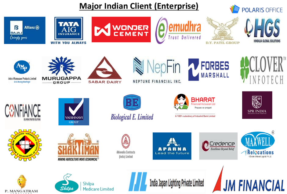 Major Indian Enterprise Clients